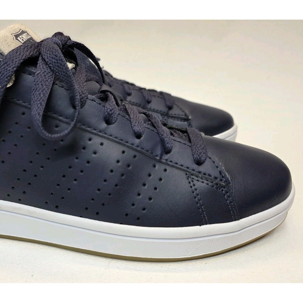 Mens Size 10 K-Swiss Court Casper Tennis Sneakers Navy Blue - Picture 4 of 10